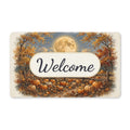 Harvest Moon over the Pumpkin Patch Welcome Doormat
