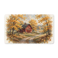 Autumn Red Barn Landscape Doormat