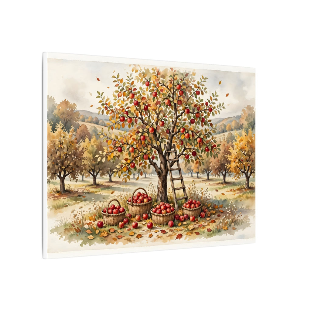 Apple Orchard in Autumn Canvas Wall Art – Style 2