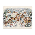 Gingerbread Village Canvas Wall Art – Style 2
