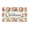 English Rose Chintz Pattern Welcome Doormat