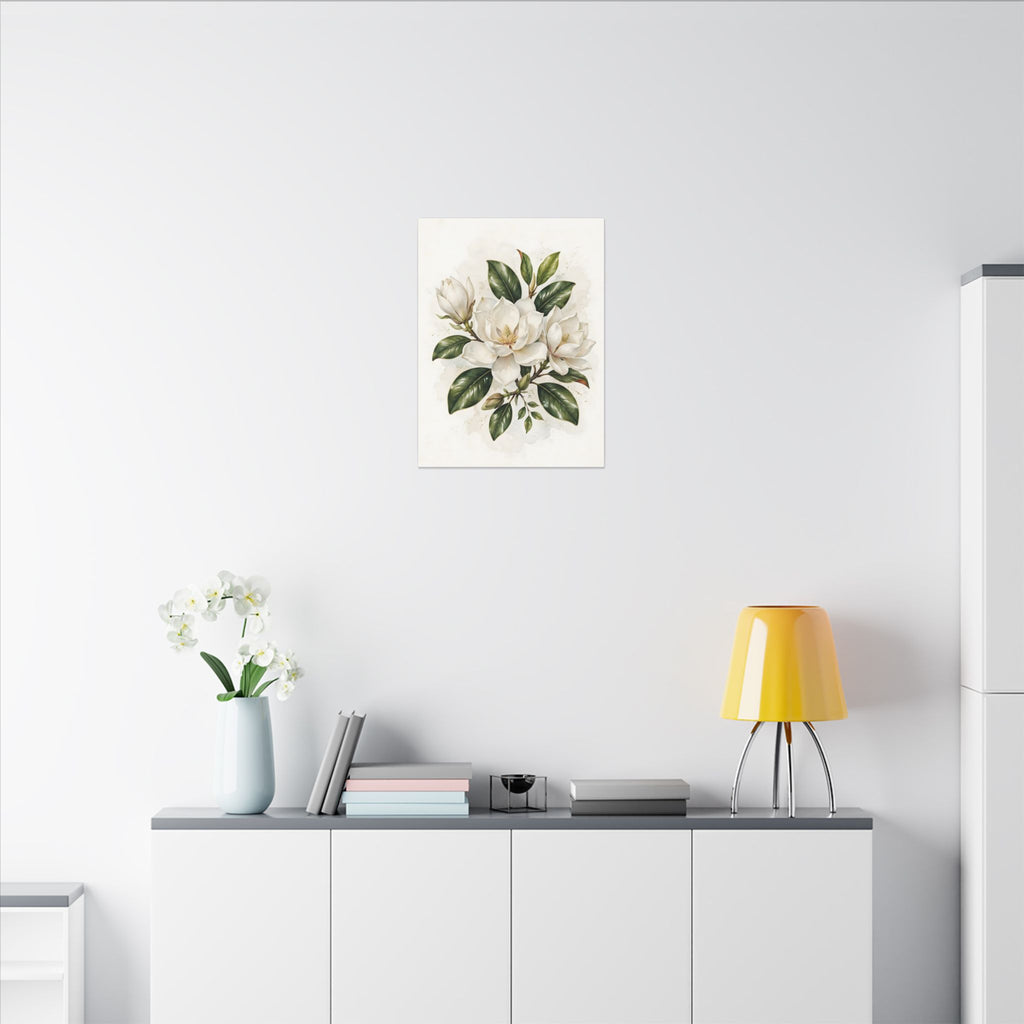 Magnolia Blossoms Canvas Wall Art