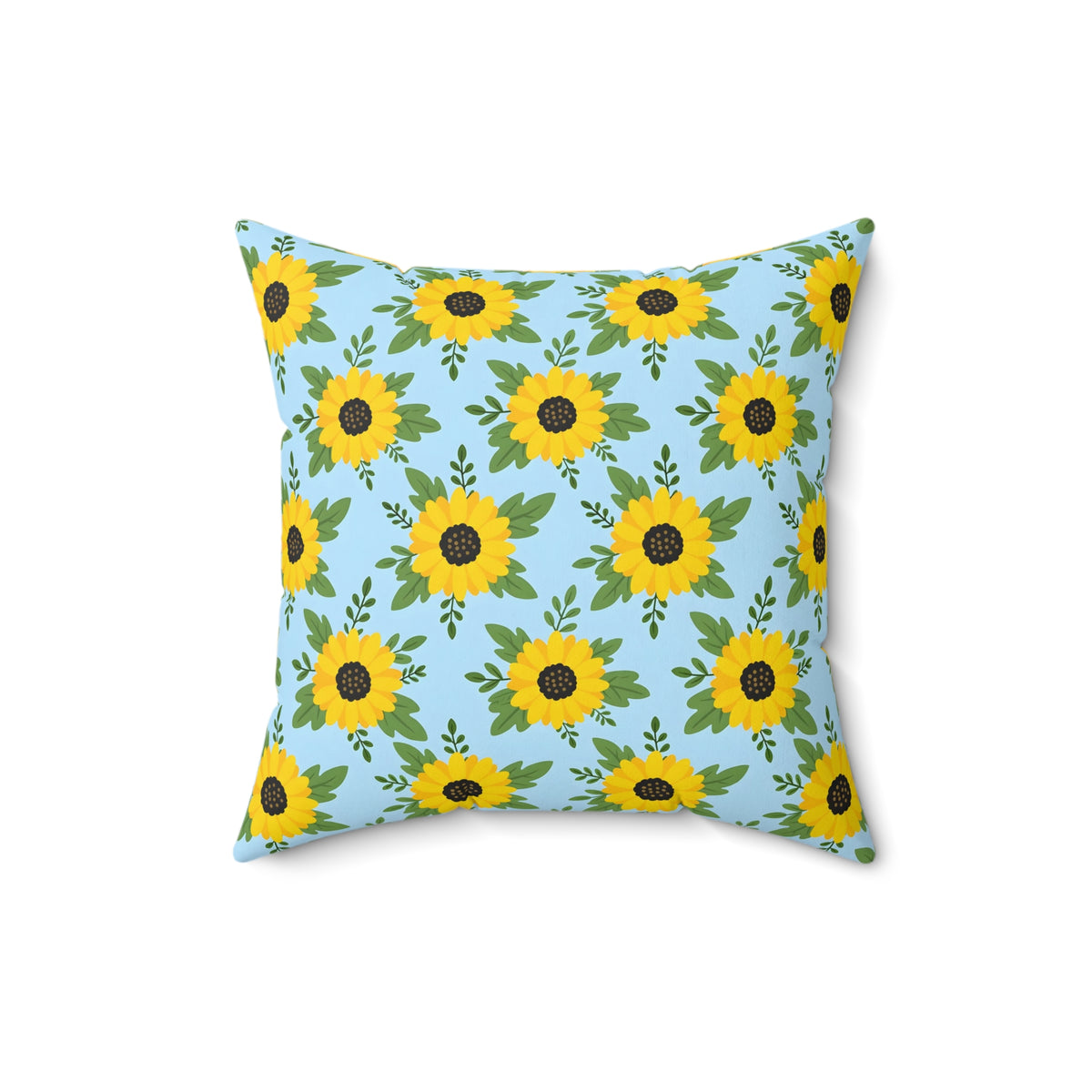 Sunflower Pattern Throw Pillow – Style 2