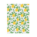 Farmhouse Lemon Pattern Velveteen Plush Blanket – Style 2