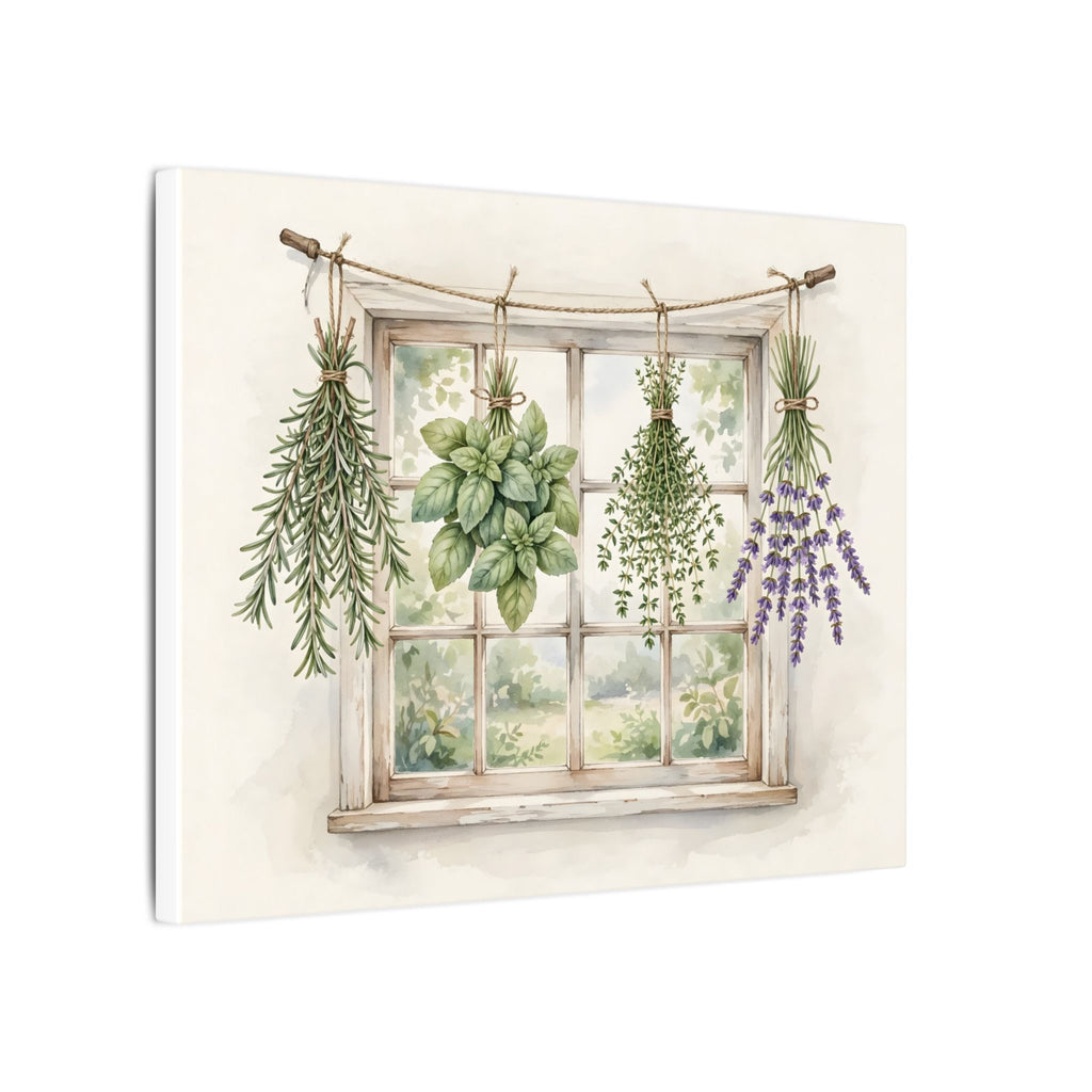 Farmhouse Kitchen Herbs Canvas Wall Art – Style 2
