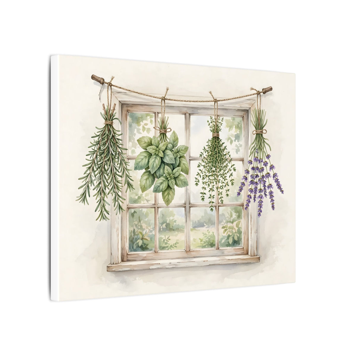 Farmhouse Kitchen Herbs Canvas Wall Art – Style 2