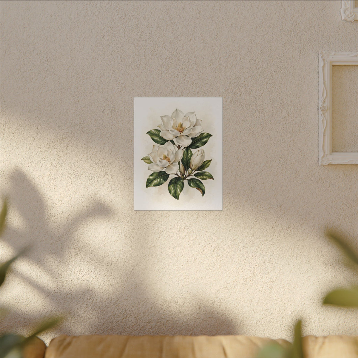 Magnolia Blossoms Canvas Wall Art – Style 2
