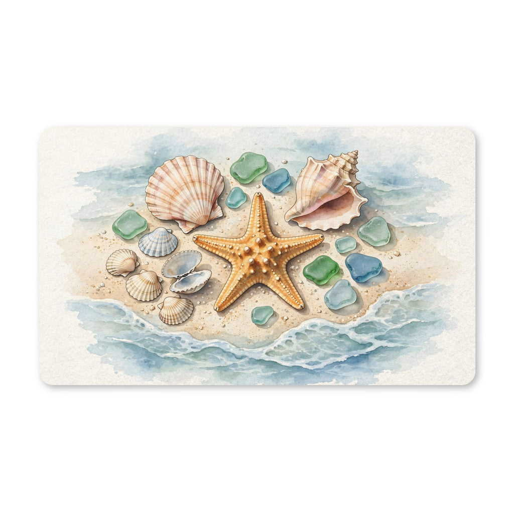 Seashells and Starfish Doormat – Style 2