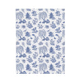 Blue Willow China Pattern Velveteen Plush Blanket – Style 2