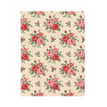 English Rose Chintz Pattern Velveteen Plush Blanket – Style 2