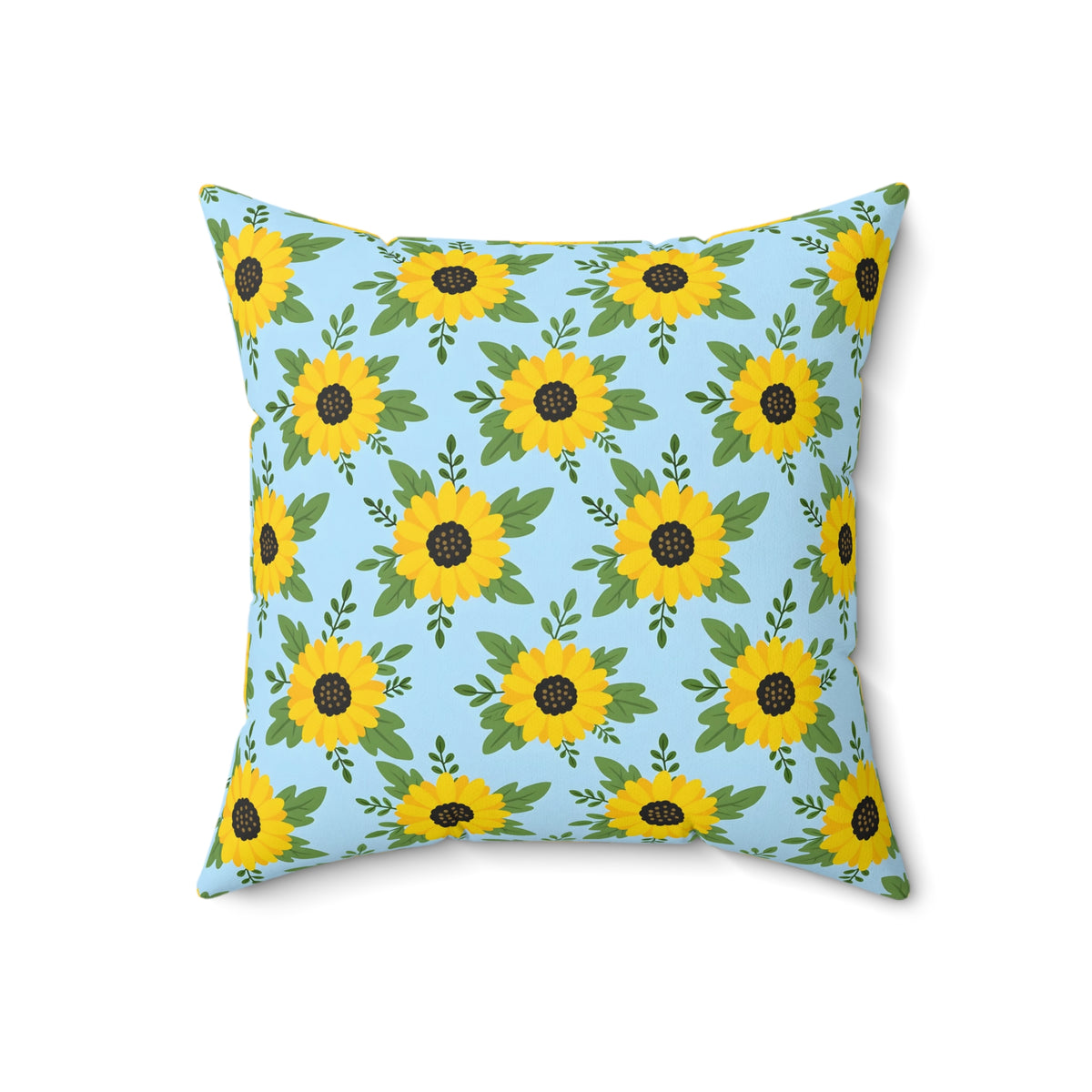 Sunflower Pattern Throw Pillow – Style 2