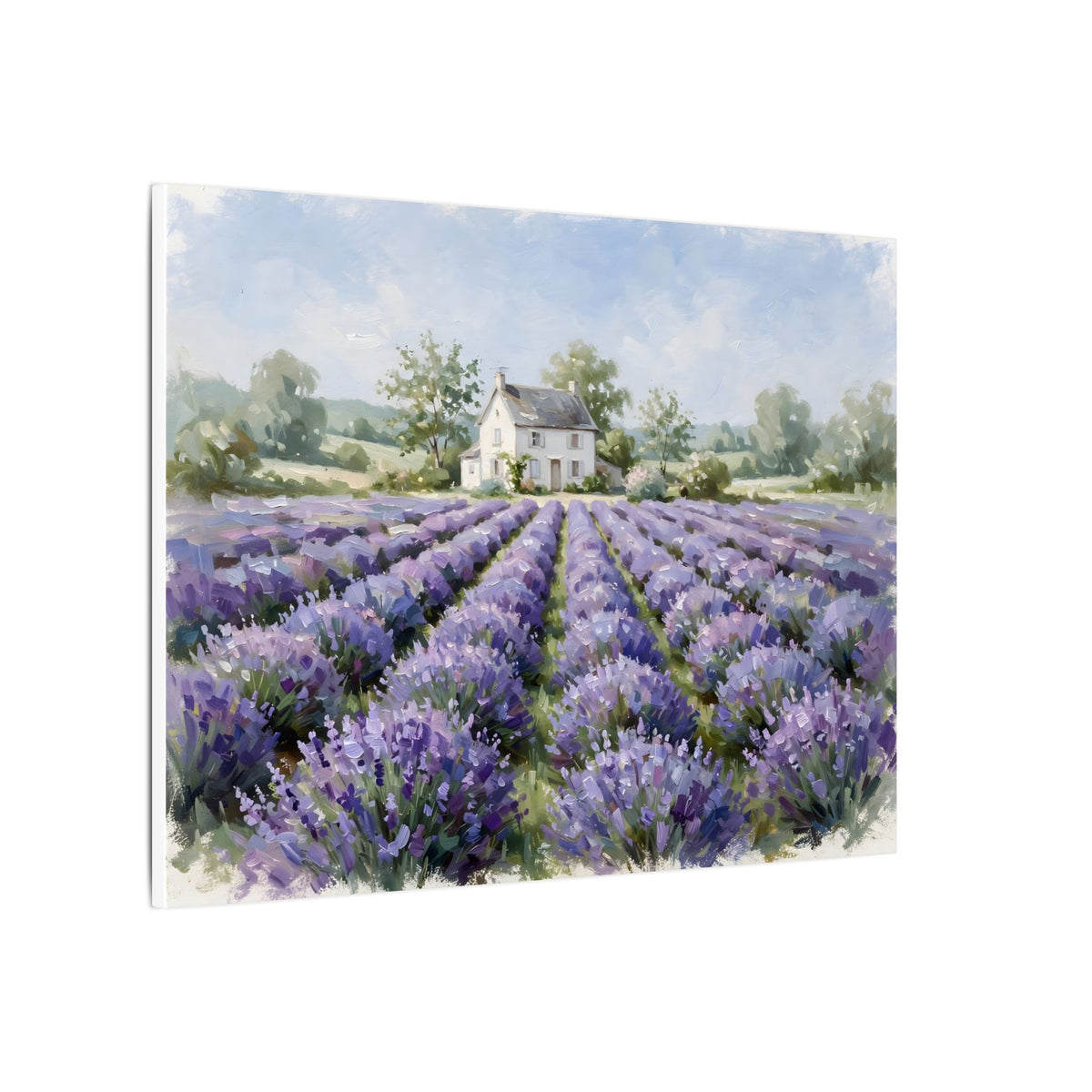 Lavender Field Farmhouse Canvas Wall Art – Style 2