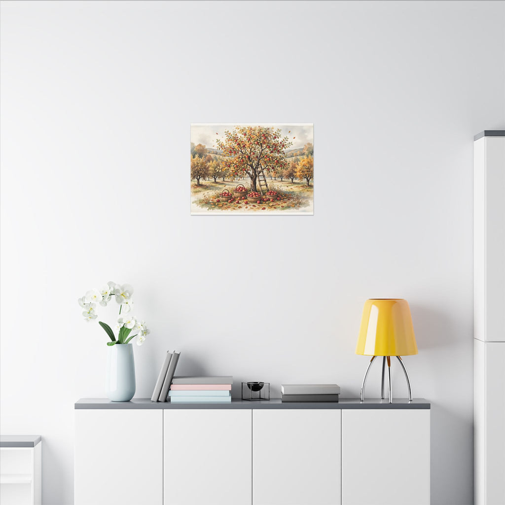 Apple Orchard in Autumn Canvas Wall Art – Style 2
