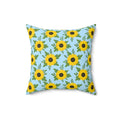 Sunflower Pattern Throw Pillow – Style 2